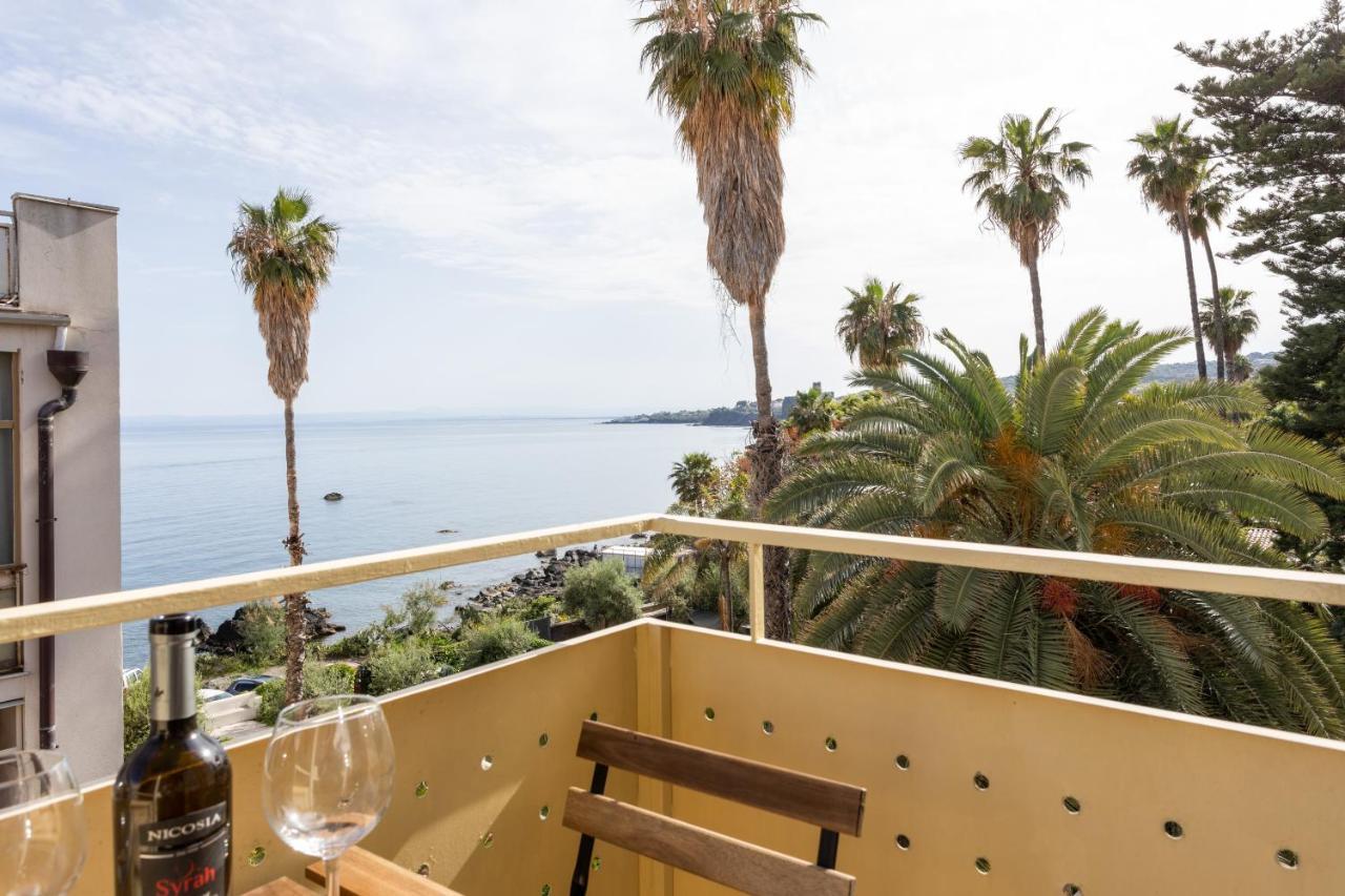 Aci Castello Seaview Apartment With Parking Esterno foto