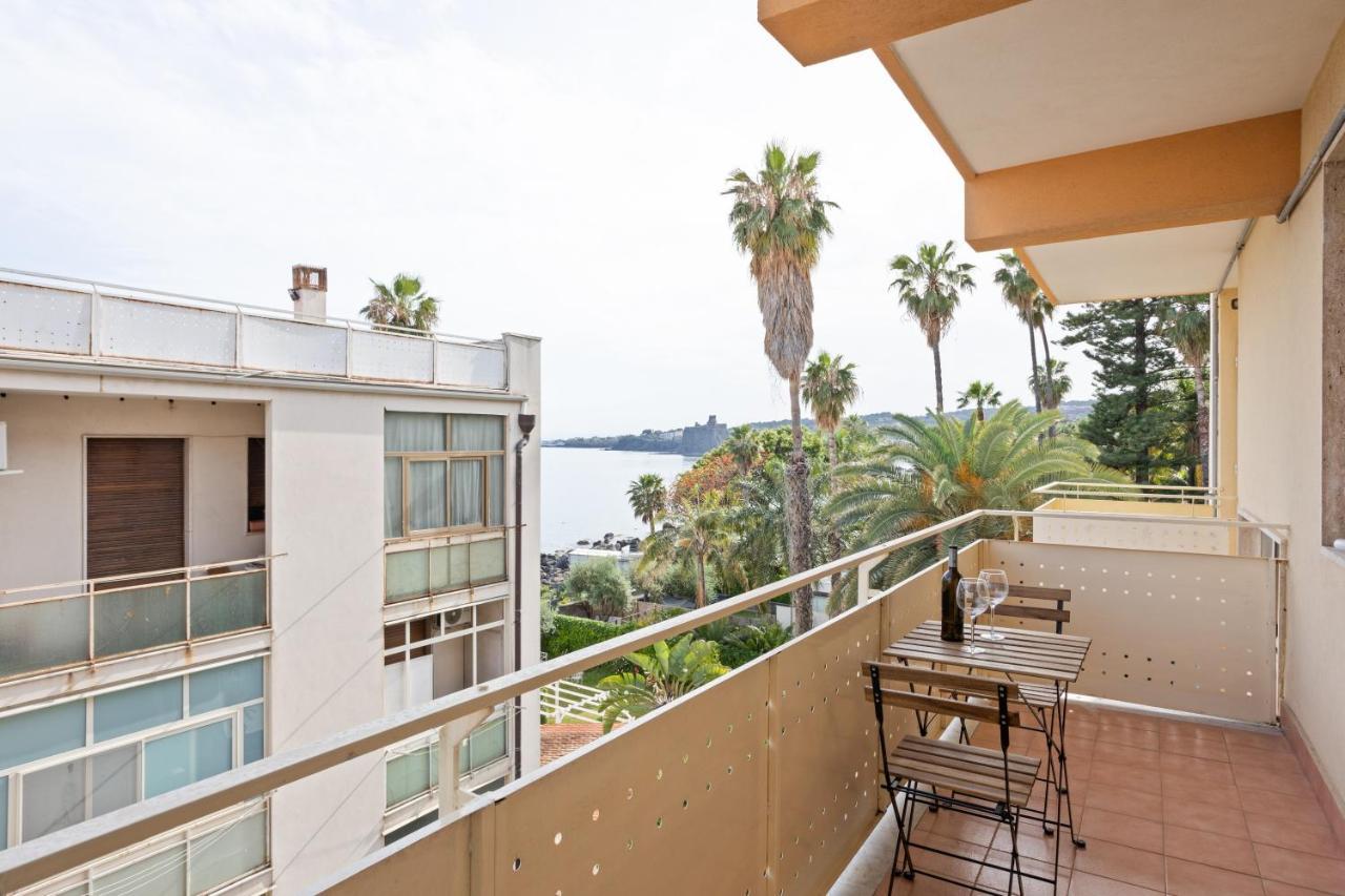 Aci Castello Seaview Apartment With Parking Esterno foto