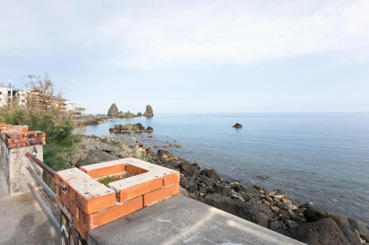 Aci Castello Seaview Apartment With Parking Esterno foto